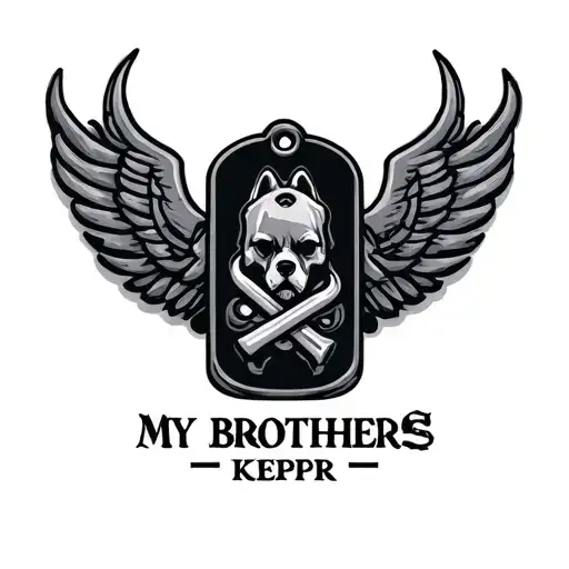 Dog Tags My Brothers Keeper Logo