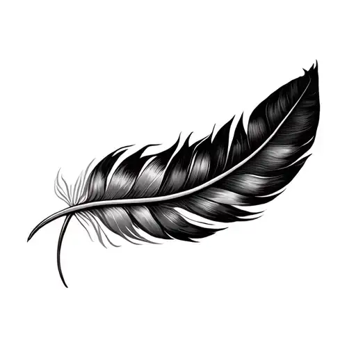 Boho Style Bird Feather
