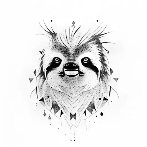 Sloth Wolf Eagel Owl Goat Lion Woodpecker Family Tatto