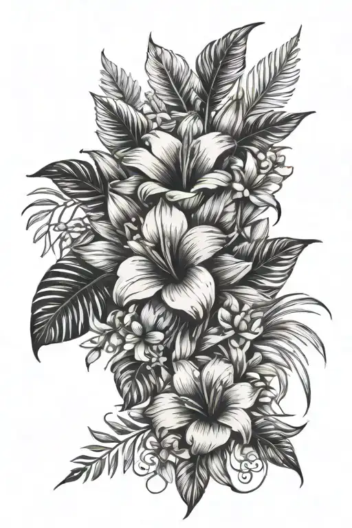 Tropical Flower Wedding Bouquet