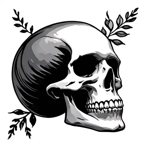Simple Elegant Skull
