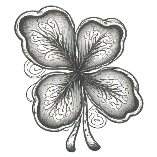 4 Leaf Clover Leaf