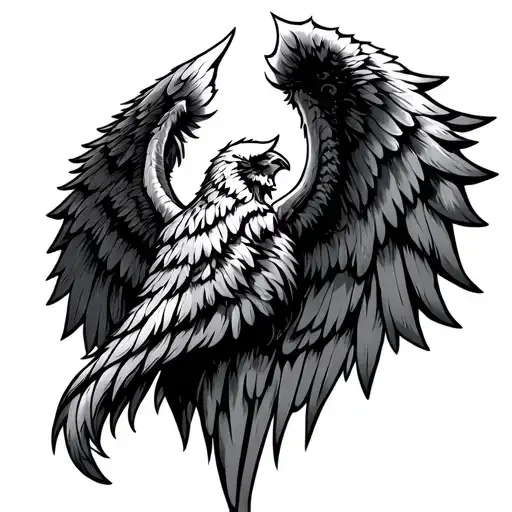 Airborne Wings Viking Symbol Intertwined