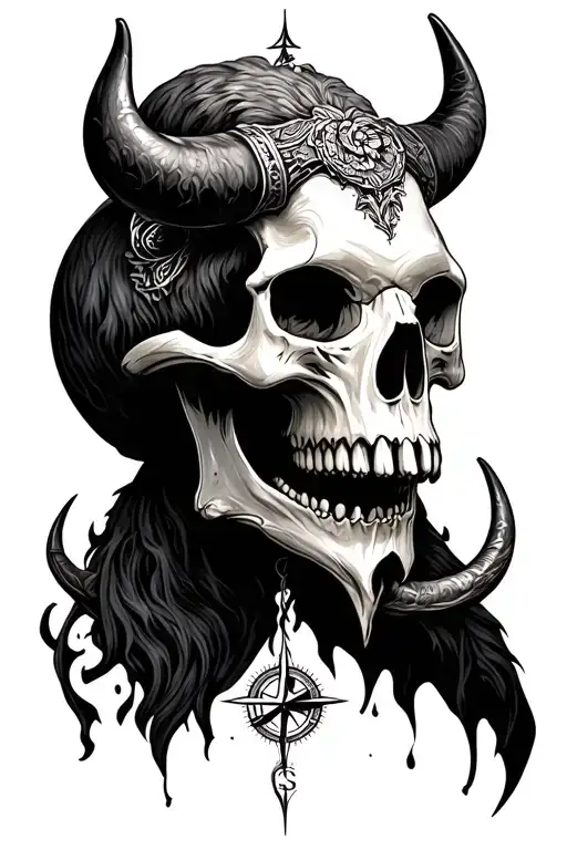 Tauros Compass Skull