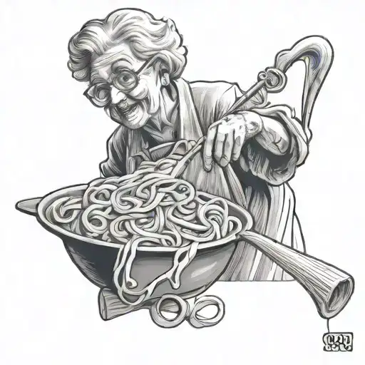 Grandma Rolling Pasta