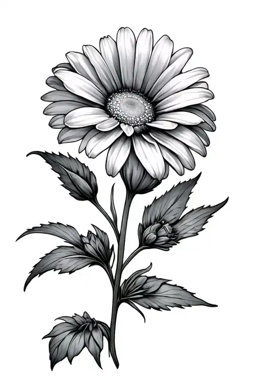 Sweetpea And Daisy Flower