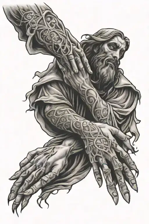 Clxiv Duodecim Jesus Holes In Hands And Feet Underneath