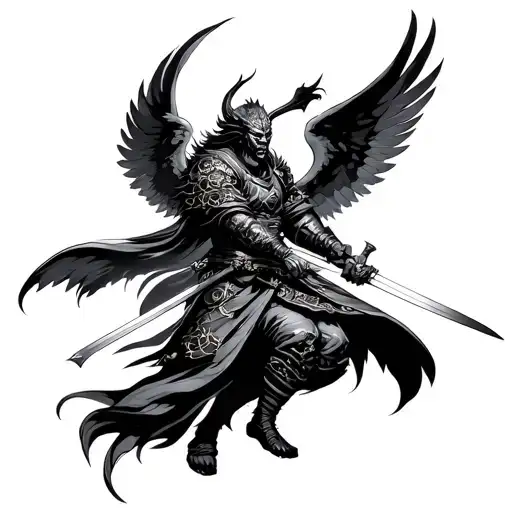 Samurai Angels Vs Demons