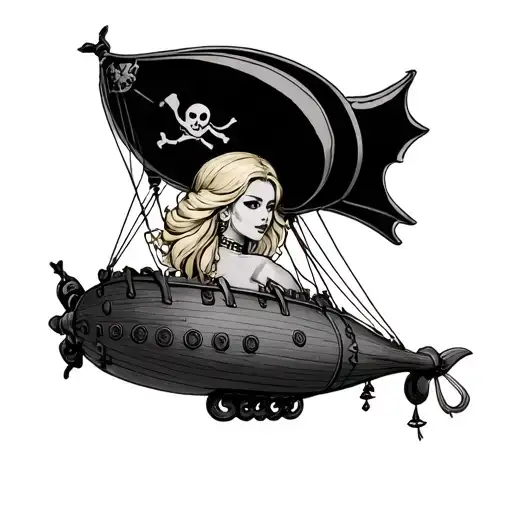 Female Blond Airship Pirate