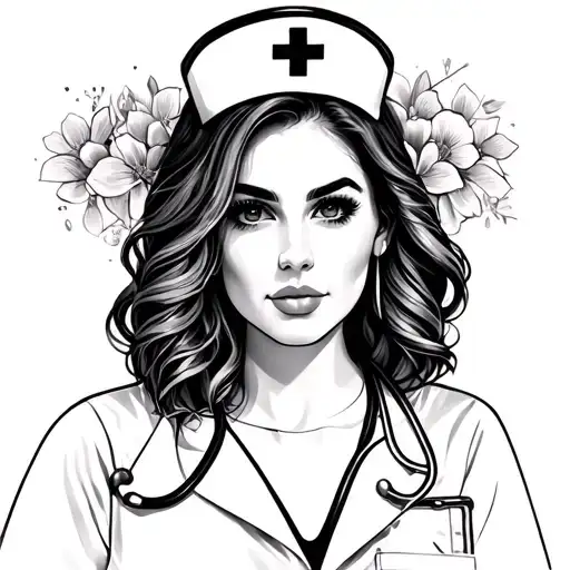 Lesbian Nurse Tatto Design