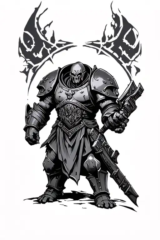 Warhammer 40K Black Tample Thigh