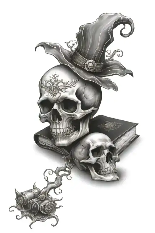 Book And Skull