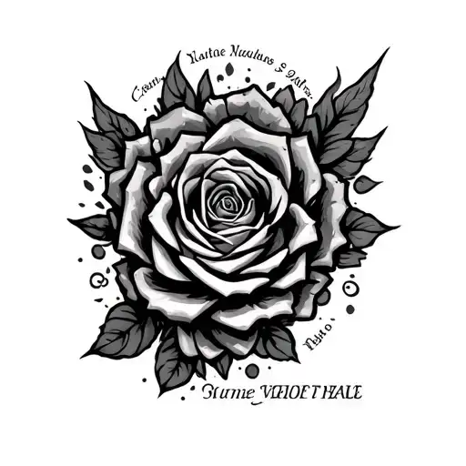 Caranations And Name Written And Date