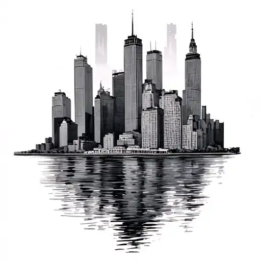 312 Chicago Skyline With Waterfront