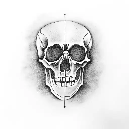 Skeleton Sits On Swing