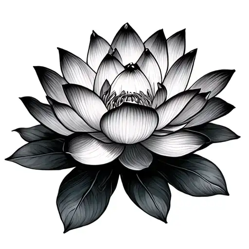 Lotus Flower With Semicolon