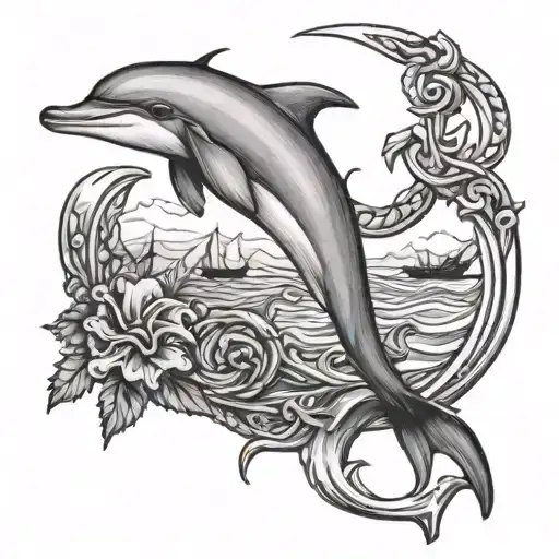 Dolphin And Anchor