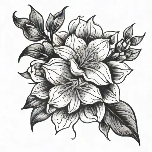 Flower Jasmin Holding Hands November Birth Month Flowers