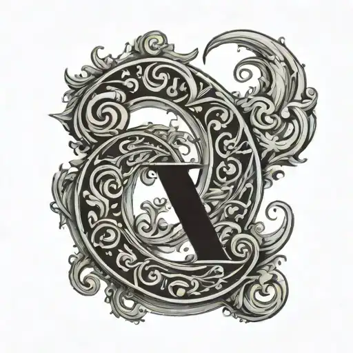 Open Enzo Circle With A Semi Colon At The Open End