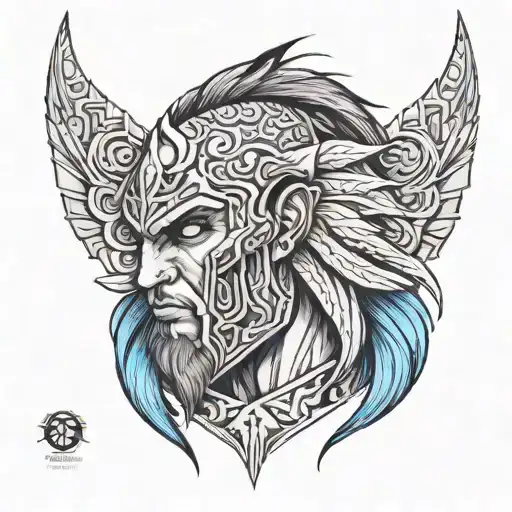 Berserker Warrior Blue Eyes