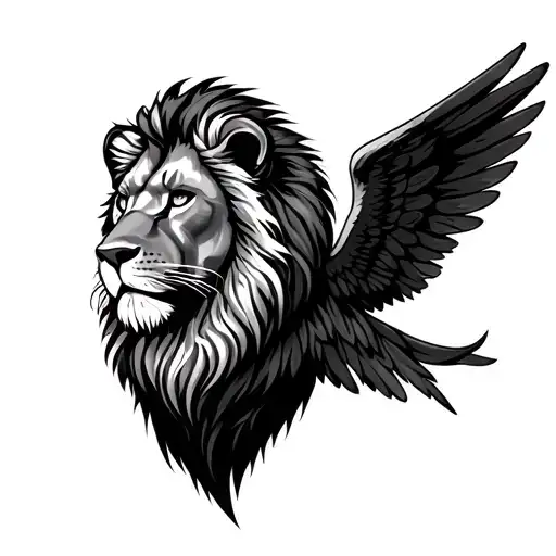 African Angel Male Lion