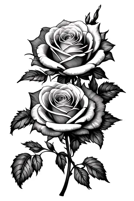 Rose And Gladiolous Flowers