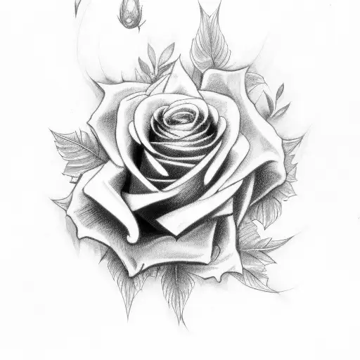 Gothic Agressive Black Roses