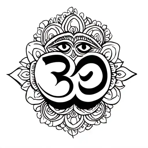 Divya And Om Symbol