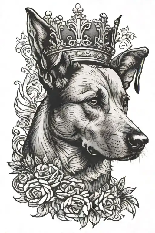Dog Ears With Crown