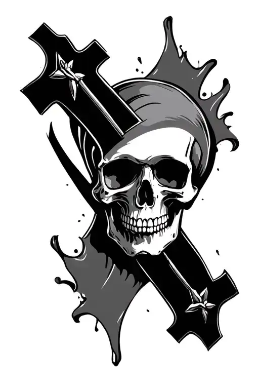Skull And Cross