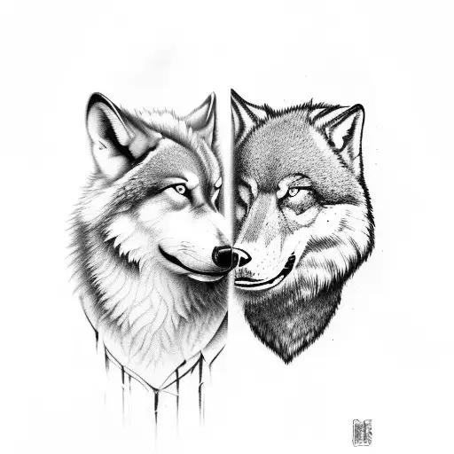 Emperor Fighting Wolf