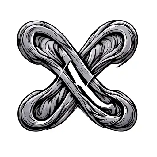 An Infinity Symbol With Initials Jvr