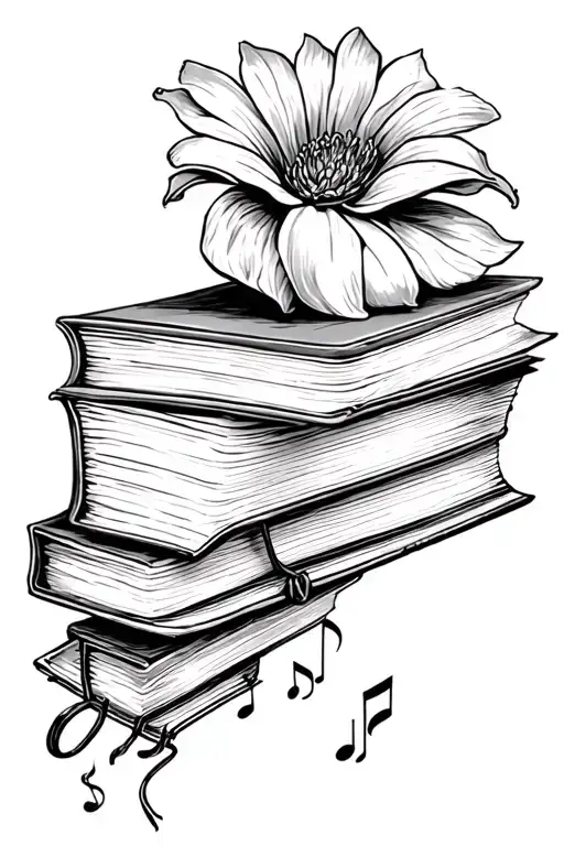 Book And Music Themed