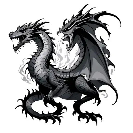 Dragon Breathing Fire