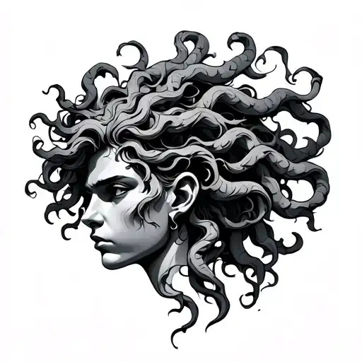 Gorgon Medusa Head