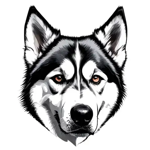 Husky With Name Nanoq