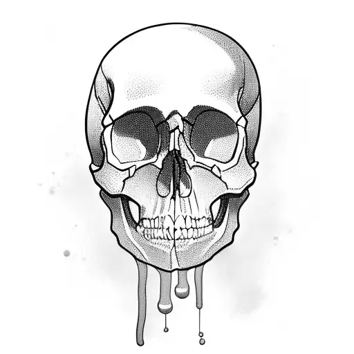 Skull Hat Drinks Alcohol Bar