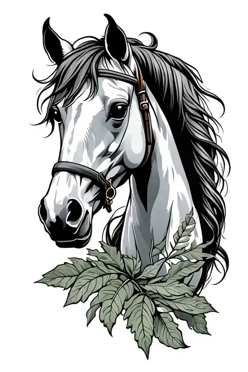 Horse And Symbol Of Agronomy