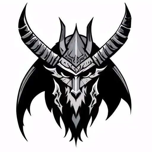 Odin Symbol With Valkeryie