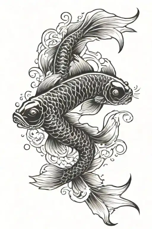 Pisces Koi Fish