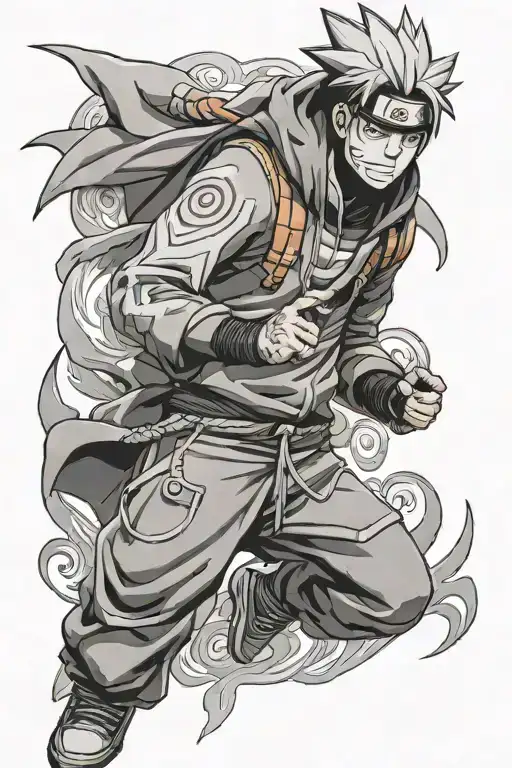Ghost Dressed As Naruto