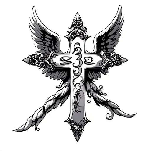 Cross And 333 Angel Number