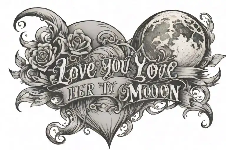 I Love You From Here To The Moon And Back