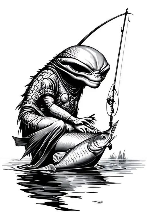Traditional Alien Fishing