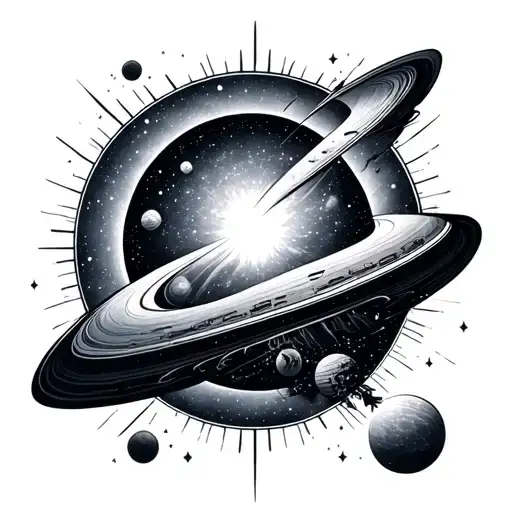 11 11 Space Tattoo Galaxy Inside