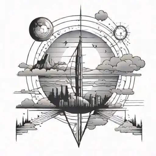 Incorporate A Mathematical Equation Into A Beautiful Sunrise Scene