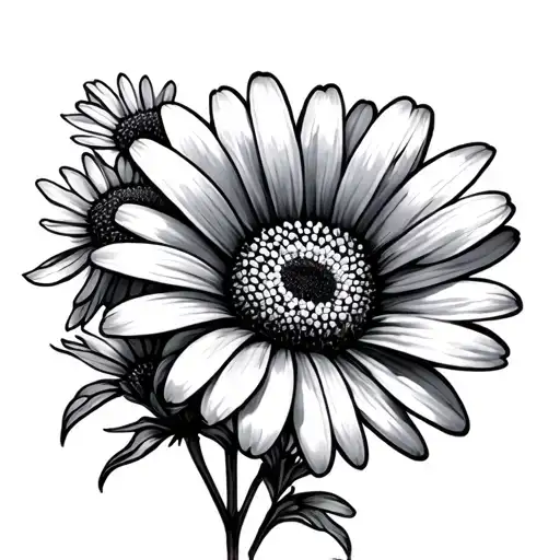 Cosmos And Daisy Flower