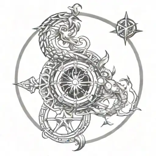 Zodiac Symbols Integrated