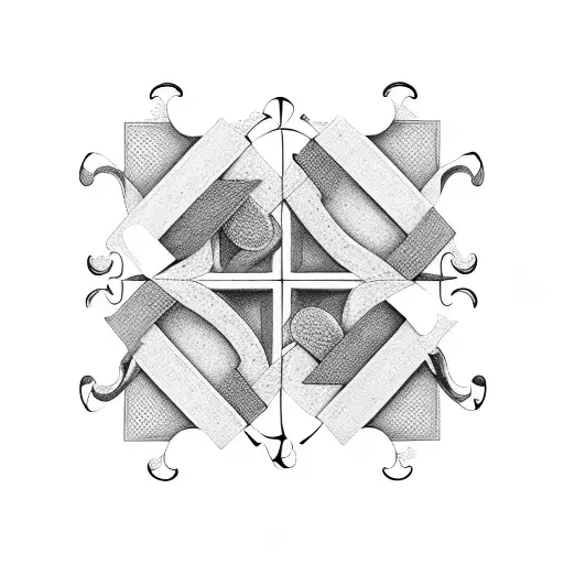 Design A Composition Of Interlocking Puzzle Pieces That Form A Harmonious And Meaningful Design