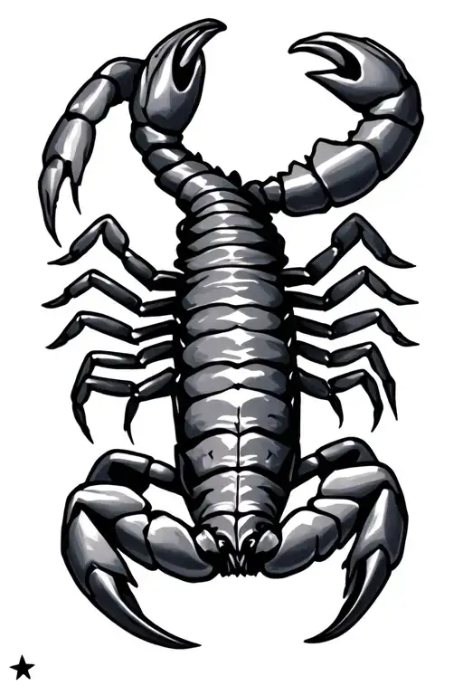Scorpion With Stars